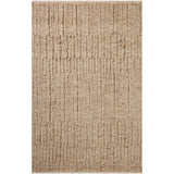 Irresistible to walk upon, the Dana Sand Rug by Brigette Romanek x Loloi has a high-low texture that alternates between a subtly shaggy pile and a soft base. Horizontal broken stripes give the area rug a fresh and energized structure, while a finish of fringe along the edges accentuates its sense of movement. Amethyst Home provides interior design, new home construction design consulting, vintage area rugs, and lighting in the Portland metro area.