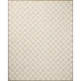 Featuring Brigette Romanek x Loloi Knox Ivory / Khaki Rug by Loloi at Amethyst Home. The Knox Ivory / Khaki Rug by Brigette Romanek x Loloi is a handwoven area rug with a contemporary checkerboard pattern and a texture reminiscent of a luxurious knit sweater. Made of a blend of wool and cotton that plays with scale and texture, Knox is imbued with cozy luxur. Amethyst Home provides interior design, new home construction design consulting, vintage area rugs, and lighting in the Portland metro area.