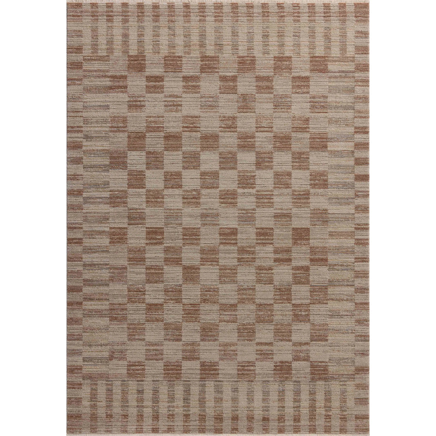 Cali Amber Lewis x Loloi Brick / Natural Rug