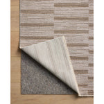 The Cali Collection by Amber Lewis x Loloi is a light-toned area rug with a casual geometric pattern that lends a neutral pattern to any space. Cali is power-loomed of polyester in Turkey for easy-to-clean, no-shed durability in high-traffic areas. This collection is also OEKO-TEX certified, ensuring its materials do not contain harmful substances. Amethyst Home provides interior design, new home construction design consulting, vintage area rugs, and lighting in the Charlotte metro area.