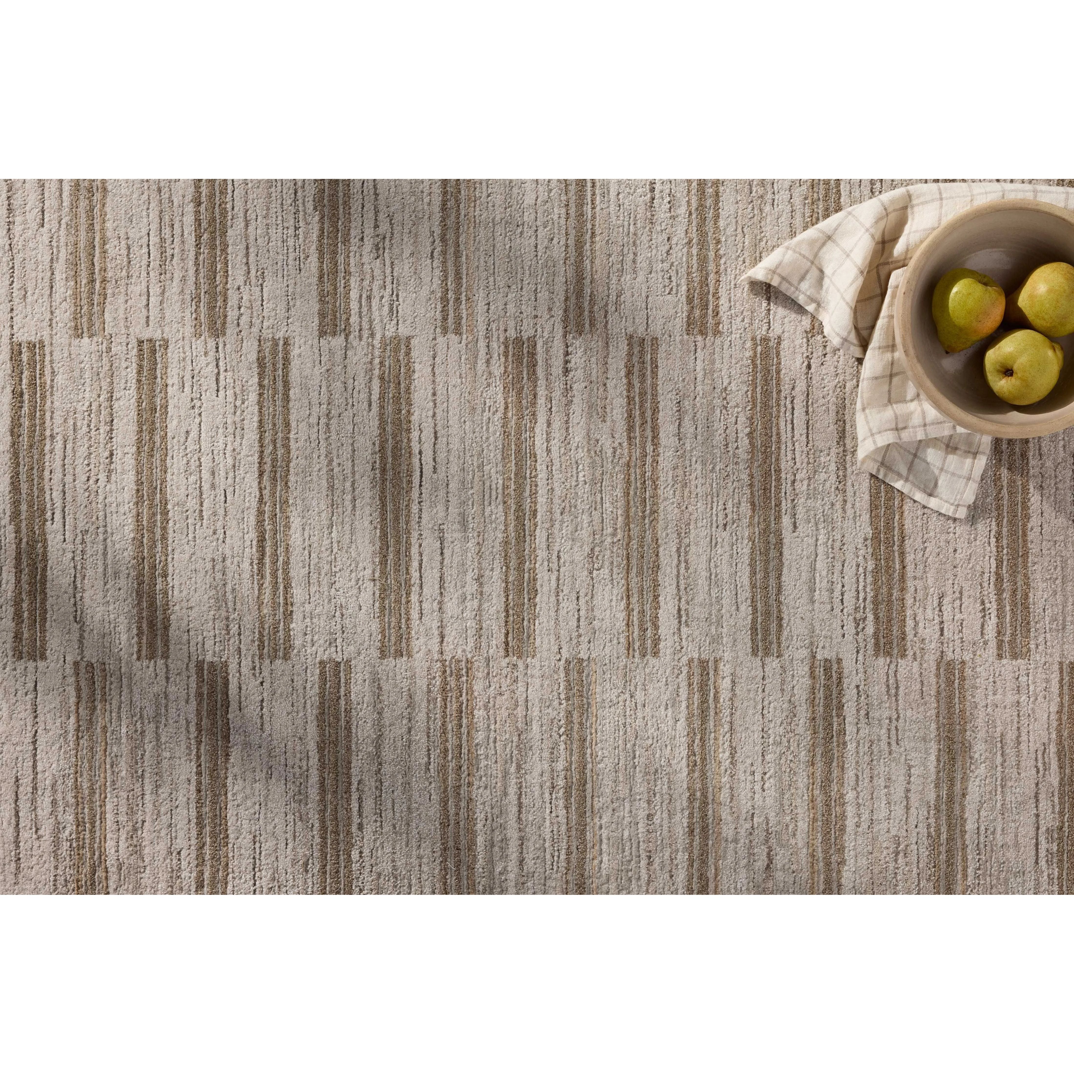 The Cali Collection by Amber Lewis x Loloi is a light-toned area rug with a casual geometric pattern that lends a neutral pattern to any space. Cali is power-loomed of polyester in Turkey for easy-to-clean, no-shed durability in high-traffic areas. This collection is also OEKO-TEX certified, ensuring its materials do not contain harmful substances. Amethyst Home provides interior design, new home construction design consulting, vintage area rugs, and lighting in the Los Angeles metro area.