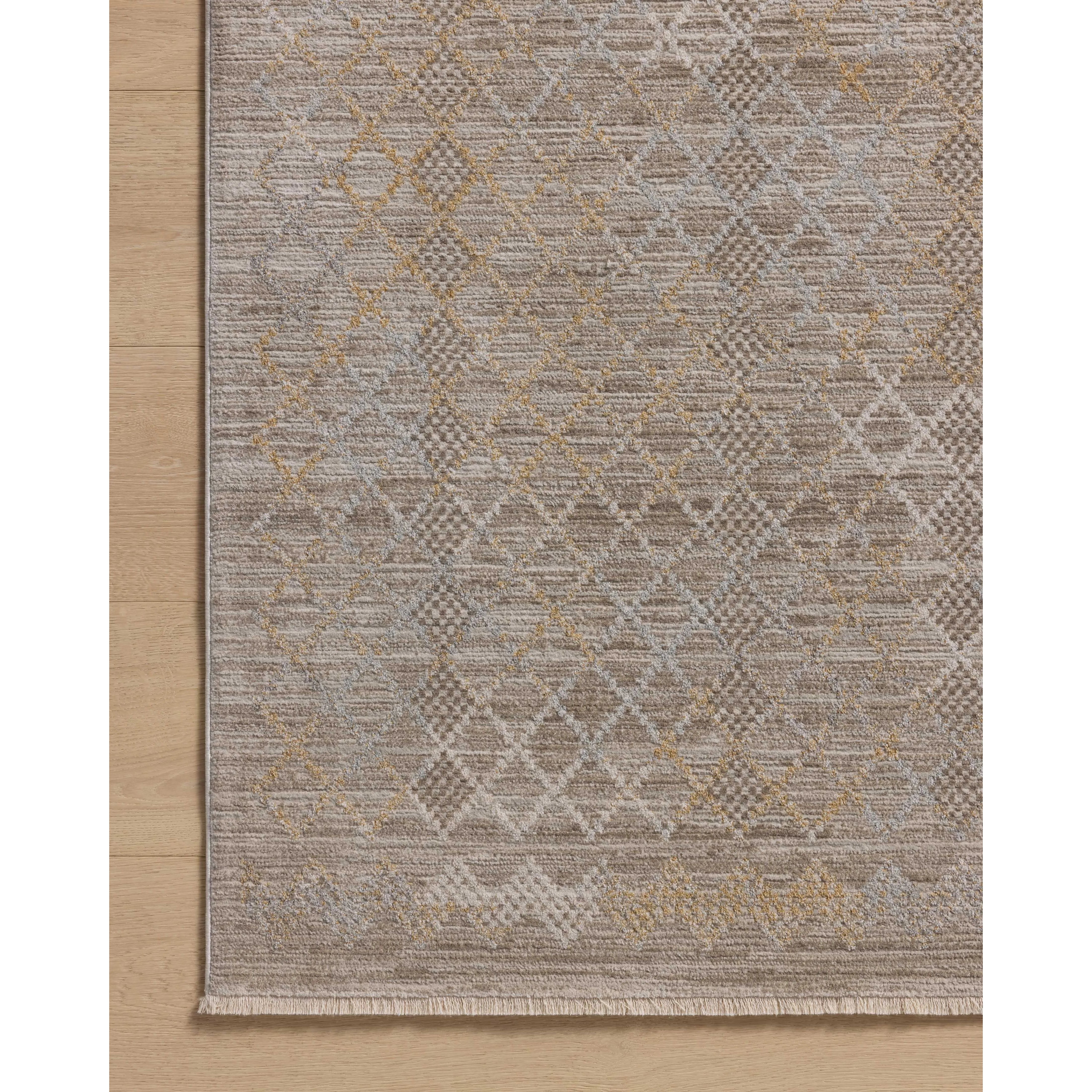 The Cali Collection by Amber Lewis x Loloi is a light-toned area rug with a casual geometric pattern that lends a neutral pattern to any space. Cali is power-loomed of polyester in Turkey for easy-to-clean, no-shed durability in high-traffic areas. This collection is also OEKO-TEX certified, ensuring its materials do not contain harmful substances. Amethyst Home provides interior design, new home construction design consulting, vintage area rugs, and lighting in the Kansas City metro area.