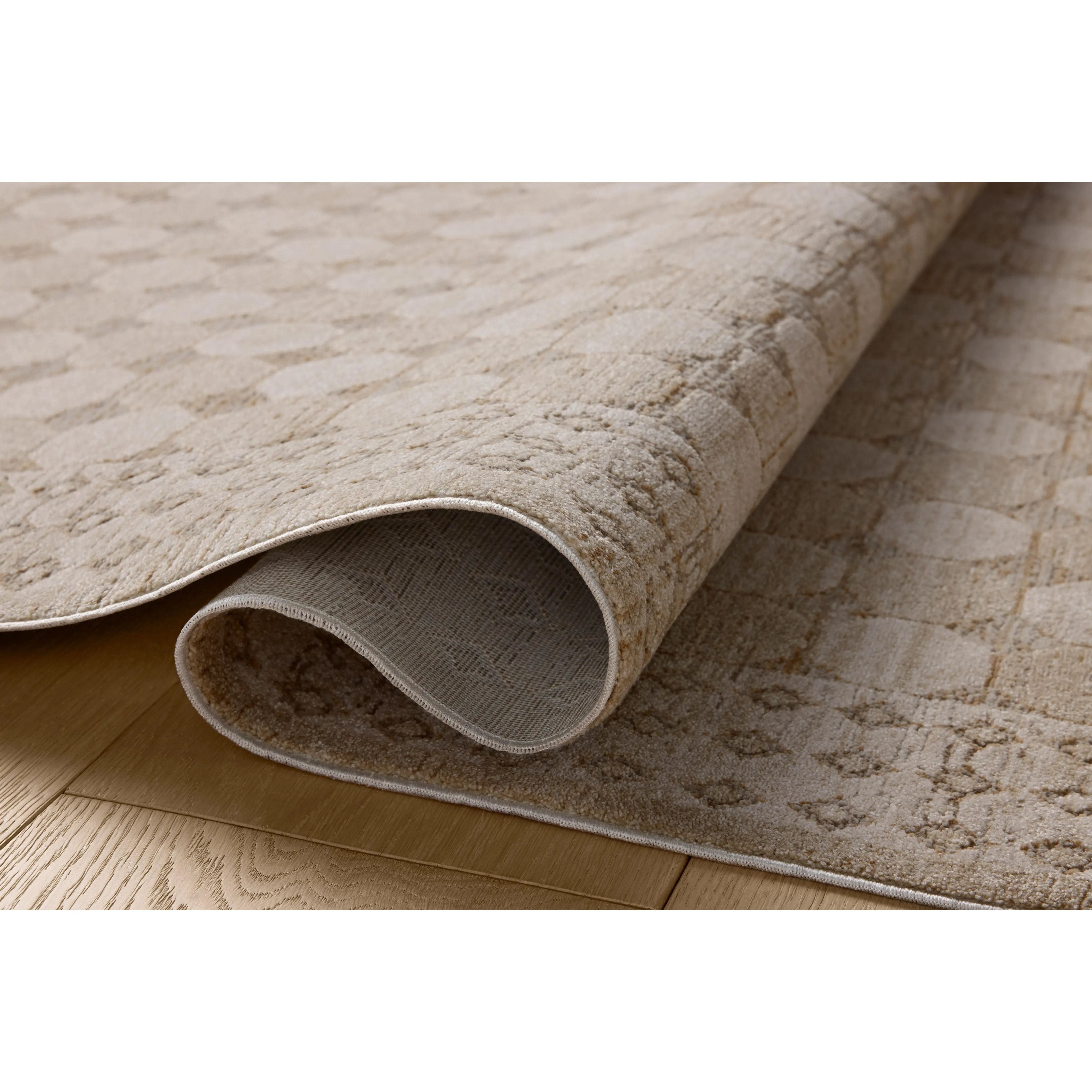 The Cali Collection by Amber Lewis x Loloi is a light-toned area rug with a casual geometric pattern that lends a neutral pattern to any space. Cali is power-loomed of polyester in Turkey for easy-to-clean, no-shed durability in high-traffic areas. This collection is also OEKO-TEX certified, ensuring its materials do not contain harmful substances. Amethyst Home provides interior design, new home construction design consulting, vintage area rugs, and lighting in the Portland metro area.