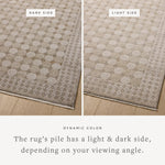 The Cali Collection by Amber Lewis x Loloi is a light-toned area rug with a casual geometric pattern that lends a neutral pattern to any space. Cali is power-loomed of polyester in Turkey for easy-to-clean, no-shed durability in high-traffic areas. This collection is also OEKO-TEX certified, ensuring its materials do not contain harmful substances. Amethyst Home provides interior design, new home construction design consulting, vintage area rugs, and lighting in the Seattle metro area.