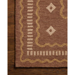 The Alfie Collection from Chris Loves Julia x Loloi is a handmade area rug with a playful framed design, a modern update to traditional home decor. Alfie is a natural centerpiece in living rooms and bedrooms, where its design can help frame the furniture in the room and the thick wool pile is welcome underfoot. Amethyst Home provides interior design, new home construction design consulting, vintage area rugs, and lighting in the Boston metro area.