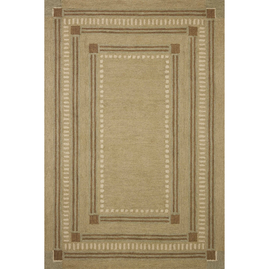 Chris Loves Julia x Loloi Alfie Green / Natural Rug