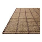 Featuring Chris Loves Julia × Loloi Fletcher Natural / Brown Rug by Loloi at Amethyst Home. The Fletcher Collection from Chris Loves Julia x Loloi is a power-loomed jute rug with a large-scale grid pattern for an organic modern twist on a classic style. The rugs chunky texture and checkerboard-detailed lines are the refined details that Chris Loves Julia i. Amethyst Home provides interior design, new home construction design consulting, vintage area rugs, and lighting in the Alpharetta metro area.