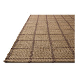 Featuring Chris Loves Julia × Loloi Fletcher Natural / Brown Rug by Loloi at Amethyst Home. The Fletcher Collection from Chris Loves Julia x Loloi is a power-loomed jute rug with a large-scale grid pattern for an organic modern twist on a classic style. The rugs chunky texture and checkerboard-detailed lines are the refined details that Chris Loves Julia i. Amethyst Home provides interior design, new home construction design consulting, vintage area rugs, and lighting in the Alpharetta metro area.