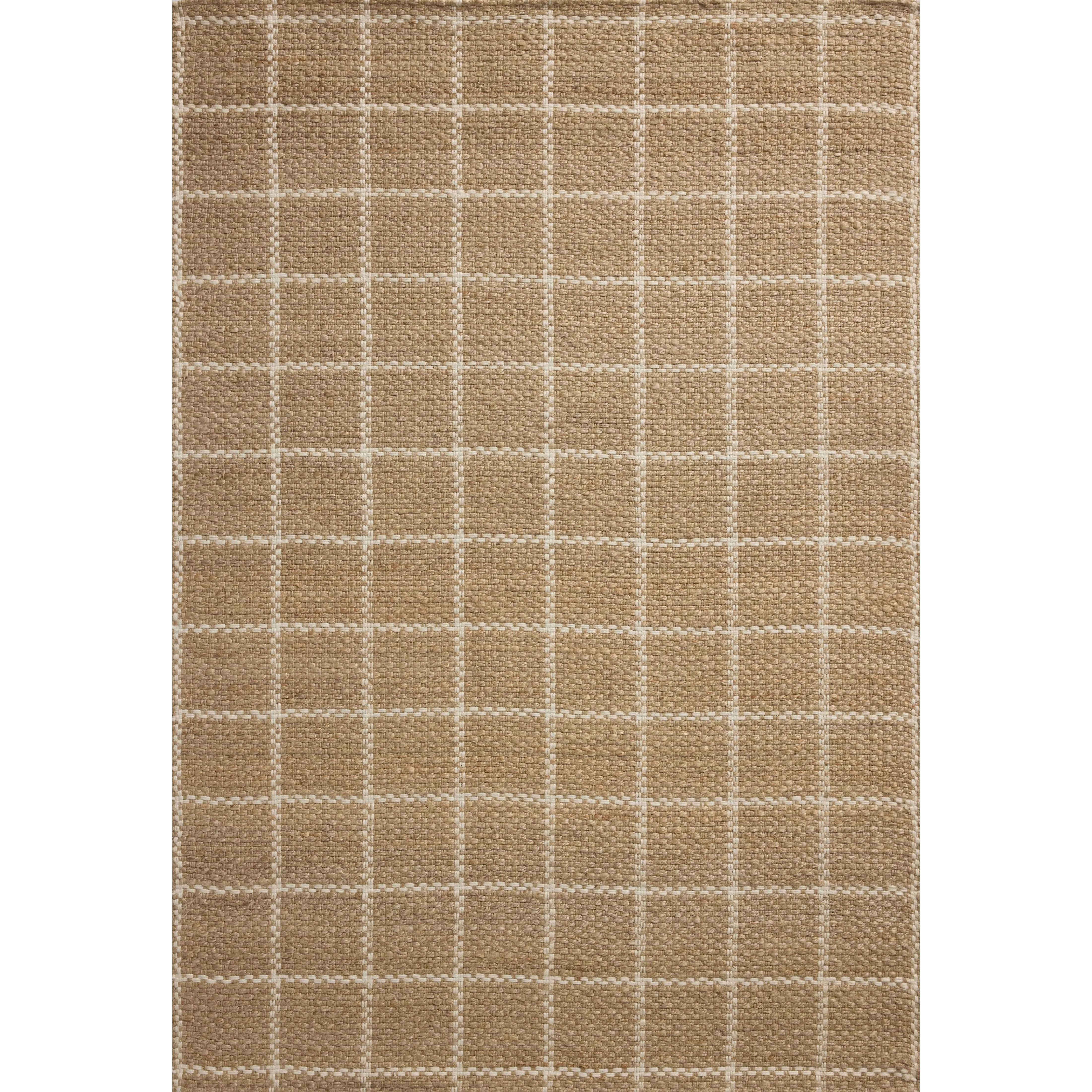 The Fletcher Collection from Chris Loves Julia x Loloi is a power-loomed jute rug with a large-scale grid pattern for an organic modern twist on a classic style. The rugs chunky texture and checkerboard-detailed lines are the refined details that Chris Loves Julia is known for, while the rugs natural palette allows for easy styling in any room. Amethyst Home provides interior design, new home construction design consulting, vintage area rugs, and lighting in the Calabasas metro area.