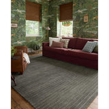 Featuring Chris Loves Julia × Loloi Henry Charcoal / Ivory Rug by Loloi at Amethyst Home. The Henry Collection from Chris Loves Julia x Loloi is a hand-tufted area rug that adds a touch of personality to a solid-colored design that can easily pair with other patterns in the room. These designs feature tufted stripes for subtle contrast and depth. The rugs. Amethyst Home provides interior design, new home construction design consulting, vintage area rugs, and lighting in the Kansas City metro area.