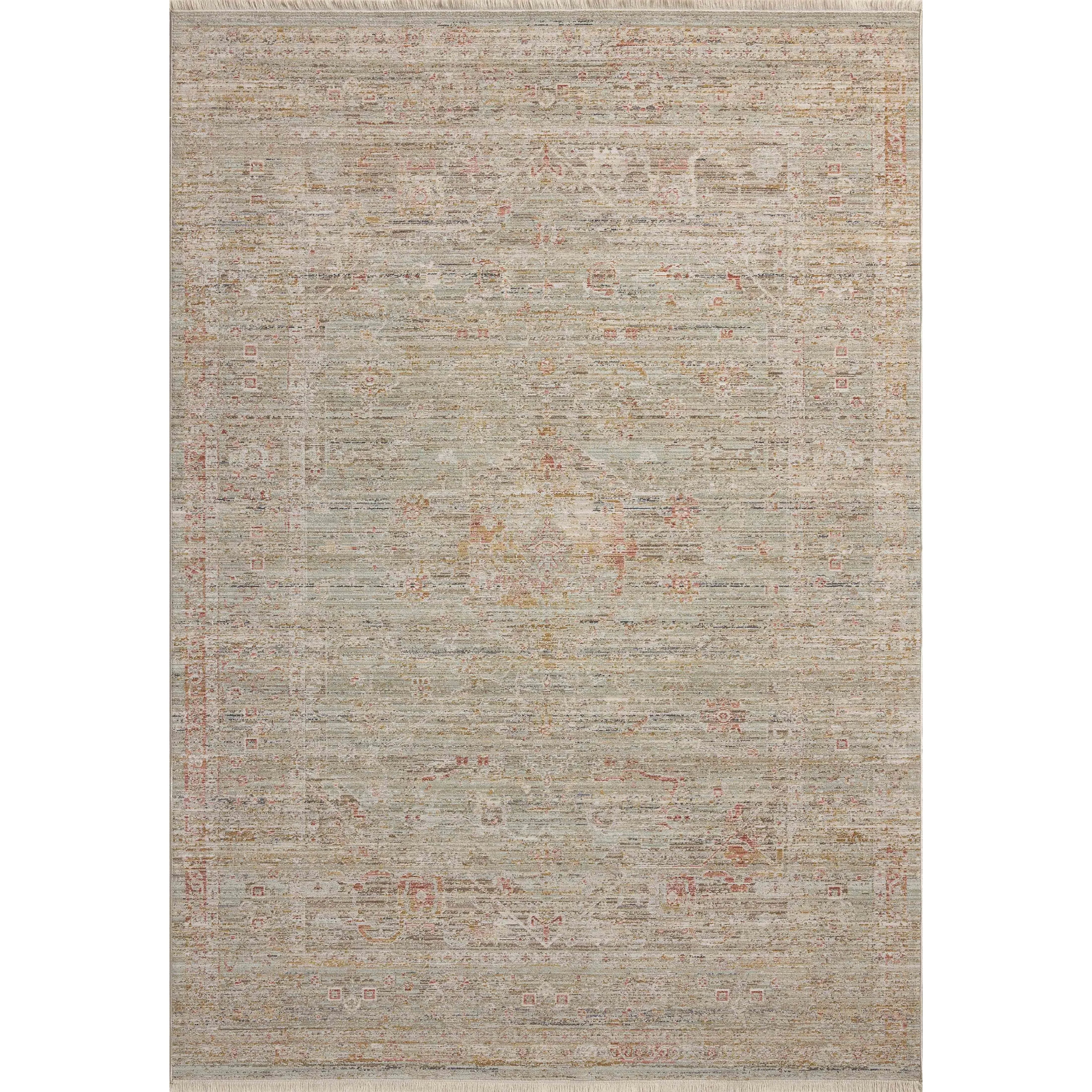 The Ida Collection from Chris Loves Julia x Loloi is a vintage-inspired area rug with a soft, subtly textured pile similar to hand-knotted rugs. The rugs gentle distressing creates a timeless look, while its durability and earthy colorways make it a great choice for the busiest rooms of the home, especially living rooms, kitchens, and hallways. Amethyst Home provides interior design, new home construction design consulting, vintage area rugs, and lighting in the Salt Lake City metro area.