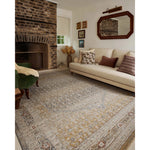 The Ida Collection from Chris Loves Julia x Loloi is a vintage-inspired area rug with a soft, subtly textured pile similar to hand-knotted rugs. The rugs gentle distressing creates a timeless look, while its durability and earthy colorways make it a great choice for the busiest rooms of the home, especially living rooms, kitchens, and hallways. Amethyst Home provides interior design, new home construction design consulting, vintage area rugs, and lighting in the Salt Lake City metro area.