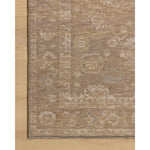 The Louisa Collection is a serene area rug based on beautiful, traditional Turkish designs updated in calm colorways by Chris Loves Julia in collaboration with Loloi. Pale blues, creams, and browns create a sense of softness, but so does the rugs pile, which is made of easy-to-clean, velvety polyester. Amethyst Home provides interior design, new home construction design consulting, vintage area rugs, and lighting in the Dallas metro area.