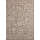 The Louisa Collection is a serene area rug based on beautiful, traditional Turkish designs updated in calm colorways by Chris Loves Julia in collaboration with Loloi. Pale blues, creams, and browns create a sense of softness, but so does the rugs pile, which is made of easy-to-clean, velvety polyester. Amethyst Home provides interior design, new home construction design consulting, vintage area rugs, and lighting in the Laguna Beach metro area.