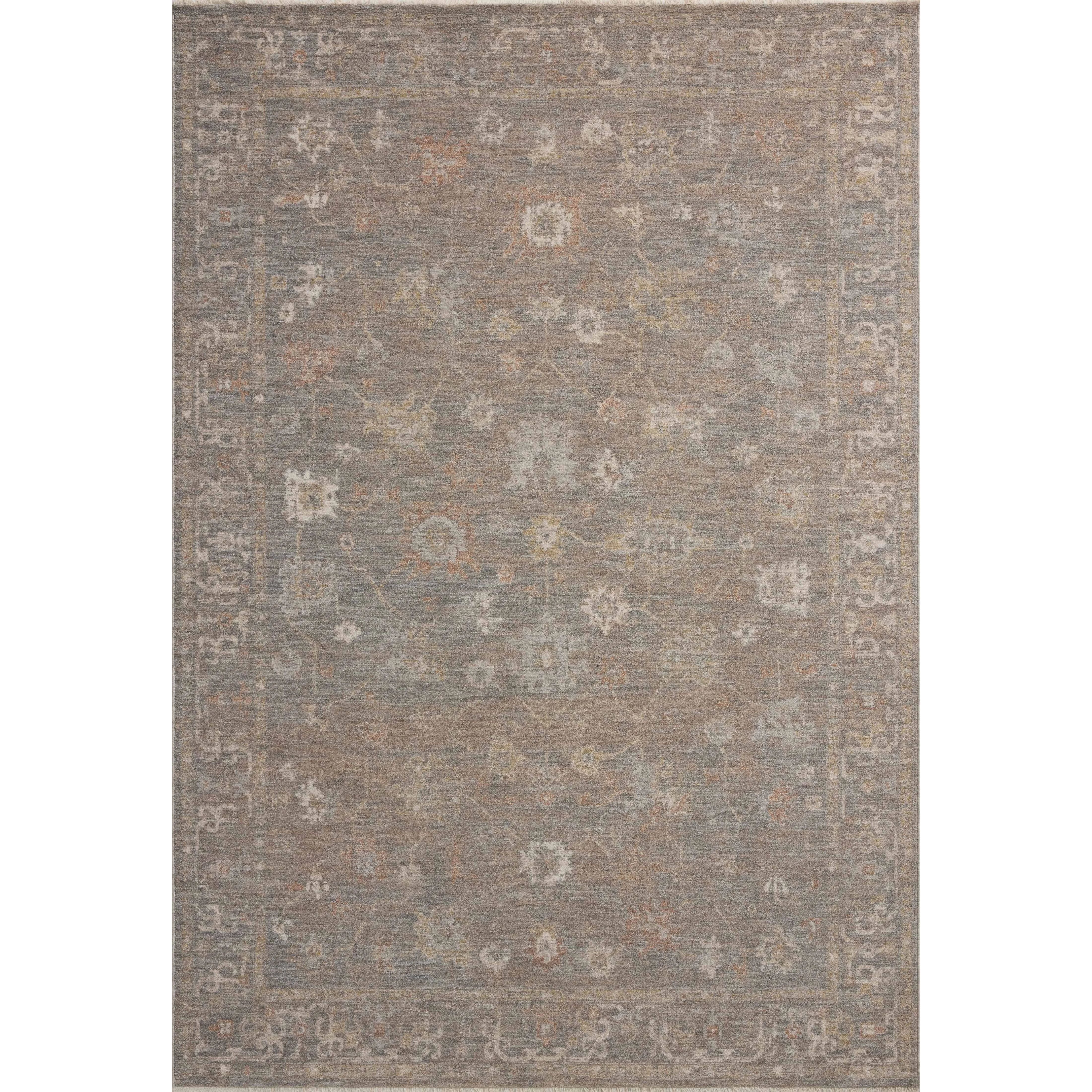 The Louisa Collection is a serene area rug based on beautiful, traditional Turkish designs updated in calm colorways by Chris Loves Julia in collaboration with Loloi. Pale blues, creams, and browns create a sense of softness, but so does the rugs pile, which is made of easy-to-clean, velvety polyester. Amethyst Home provides interior design, new home construction design consulting, vintage area rugs, and lighting in the Seattle metro area.