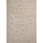 The Louisa Collection is a serene area rug based on beautiful, traditional Turkish designs updated in calm colorways by Chris Loves Julia in collaboration with Loloi. Pale blues, creams, and browns create a sense of softness, but so does the rugs pile, which is made of easy-to-clean, velvety polyester. Amethyst Home provides interior design, new home construction design consulting, vintage area rugs, and lighting in the Laguna Beach metro area.