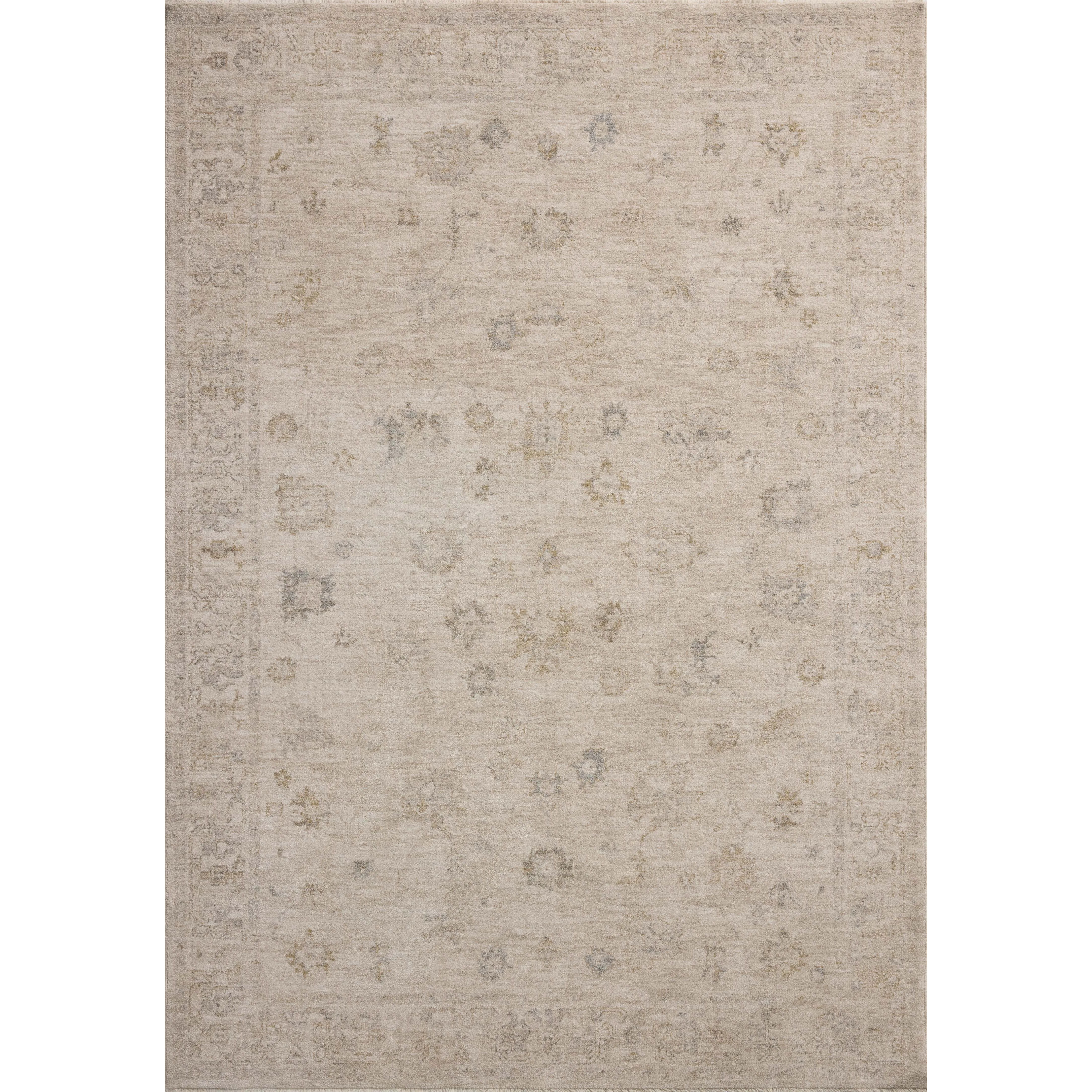 The Louisa Collection is a serene area rug based on beautiful, traditional Turkish designs updated in calm colorways by Chris Loves Julia in collaboration with Loloi. Pale blues, creams, and browns create a sense of softness, but so does the rugs pile, which is made of easy-to-clean, velvety polyester. Amethyst Home provides interior design, new home construction design consulting, vintage area rugs, and lighting in the Laguna Beach metro area.