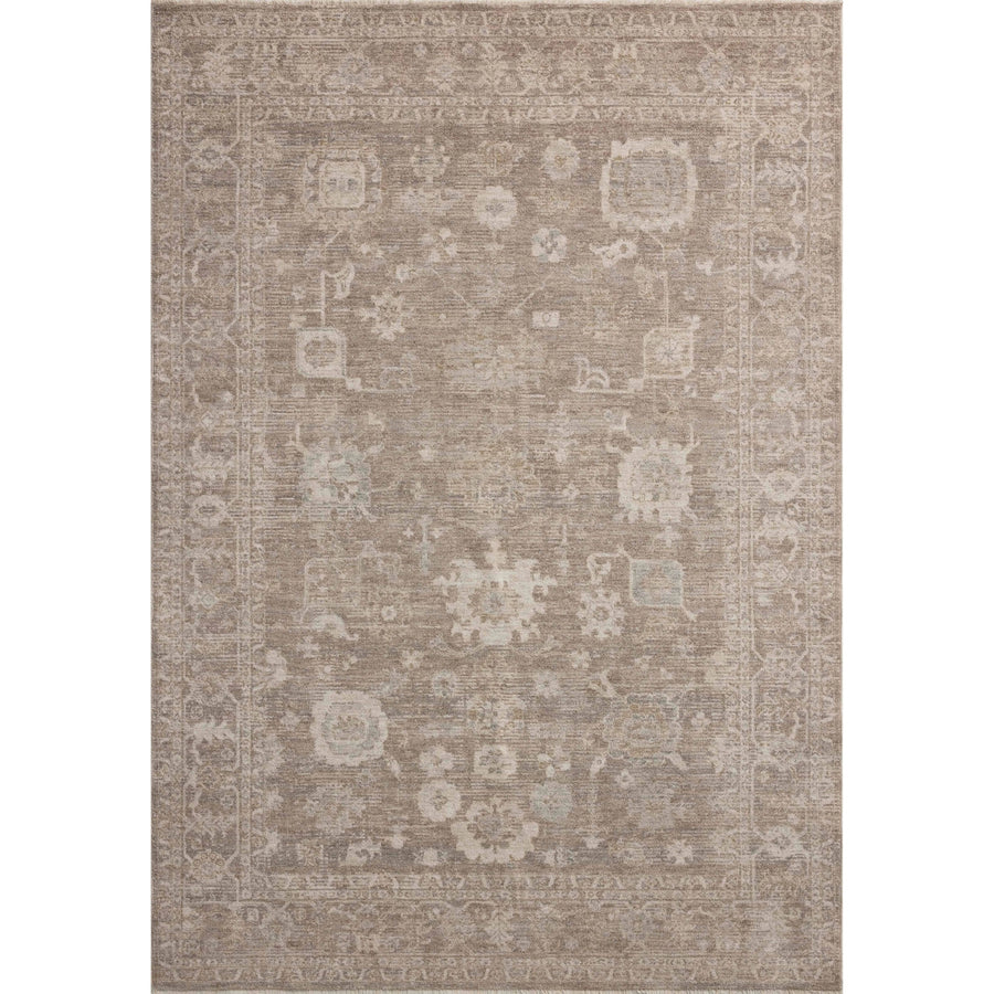 Chris Loves Julia × Loloi Louisa Taupe / Ivory Rug