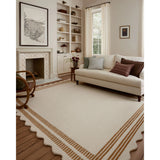 Featuring Chris Loves Julia × Loloi Scottie Ivory / Rust Rug by Loloi at Amethyst Home. The Scottie Collection from Chris Loves Julia x Loloi is a hand-tufted wool area rug with a playful scalloped edge and lower-pile, striped border for a touch of structure. The rugs overall pile is thick and plush, available in easygoing earth tones and neutral colorways. Thi. Amethyst Home provides interior design, new home construction design consulting, vintage area rugs, and lighting in the Miami metro area.