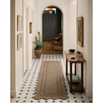 Featuring Chris Loves Julia × Loloi Scottie Mocha / Clay Rug by Loloi at Amethyst Home. The Scottie Collection from Chris Loves Julia x Loloi is a hand-tufted wool area rug with a playful scalloped edge and lower-pile, striped border for a touch of structure. The rugs overall pile is thick and plush, available in easygoing earth tones and neutral colorways. Thi. Amethyst Home provides interior design, new home construction design consulting, vintage area rugs, and lighting in the Miami metro area.