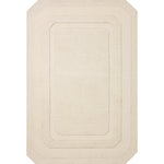 Featuring Clayton Ivory Rug by Loloi at Amethyst Home. The Clayton Collection is a hand-tufted, solid-toned wool area rug with angled edges for a modern twist on traditional home decor. Clayton adds even more dimension with a luxurious high/low looped pile that is perfect in living rooms, bedrooms, and more. This collection is made in India and Goodweave-c. Amethyst Home provides interior design, new home construction design consulting, vintage area rugs, and lighting in the Scottsdale metro area.