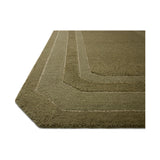 Featuring Clayton Olive Rug by Loloi at Amethyst Home. The Clayton Collection is a hand-tufted, solid-toned wool area rug with angled edges for a modern twist on traditional home decor. Clayton adds even more dimension with a luxurious high/low looped pile that is perfect in living rooms, bedrooms, and more. This collection is made in India and Goodweave-cer. Amethyst Home provides interior design, new home construction design consulting, vintage area rugs, and lighting in the Monterey metro area.
