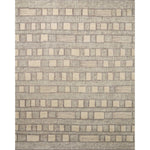 Featuring David Jean Stoffer x Loloi Grey Hand-Knotted Rug by Loloi at Amethyst Home. Unexpected stripes trace along the David Collection, a hand-knotted area rug with a plush, luxurious presence. Abstract patterns are carved into the design for a richly textured pile that's satisfying to sink into. This collection is made of 100% wool in India and GoodWeav. Amethyst Home provides interior design, new home construction design consulting, vintage area rugs, and lighting in the Nashville metro area.