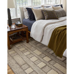 Featuring David Jean Stoffer x Loloi Grey Hand-Knotted Rug by Loloi at Amethyst Home. Unexpected stripes trace along the David Collection, a hand-knotted area rug with a plush, luxurious presence. Abstract patterns are carved into the design for a richly textured pile that's satisfying to sink into. This collection is made of 100% wool in India and Good. Amethyst Home provides interior design, new home construction design consulting, vintage area rugs, and lighting in the Winter Garden metro area.