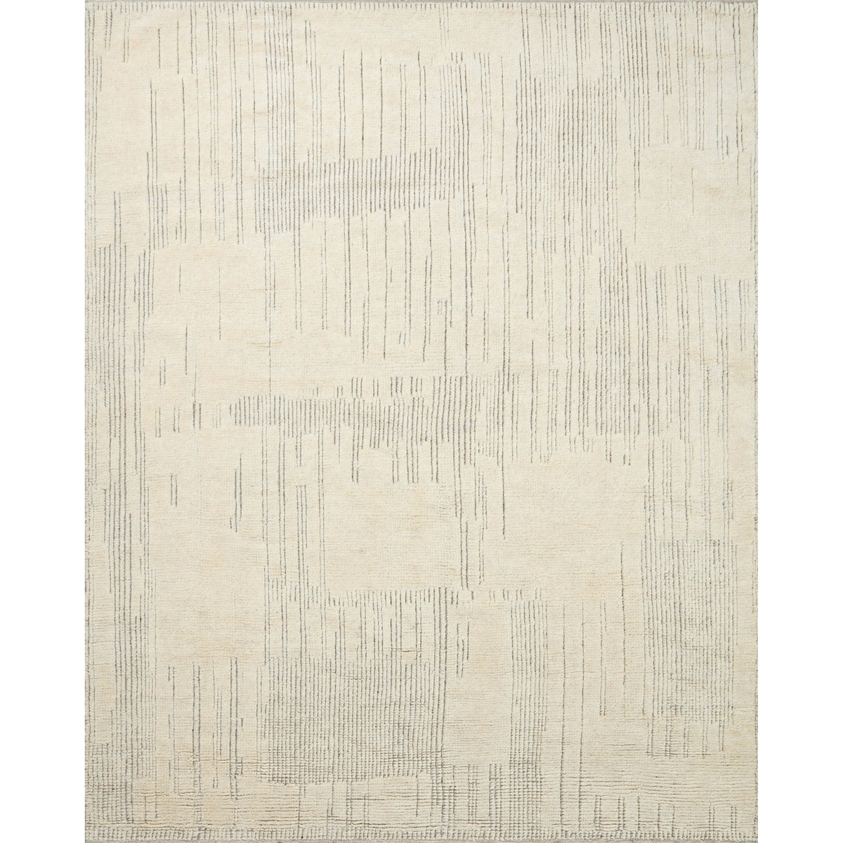 David Jean Stoffer x Loloi Ivory Hand-Knotted Rug