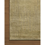 Featuring David Jean Stoffer x Loloi Olive Hand-Knotted Rug by Loloi at Amethyst Home. Unexpected stripes trace along the David Collection, a hand-knotted area rug with a plush, luxurious presence. Abstract patterns are carved into the design for a richly textured pile that's satisfying to sink into. This collection is made of 100% wool in India and GoodWeav. Amethyst Home provides interior design, new home construction design consulting, vintage area rugs, and lighting in the Monterey metro area.
