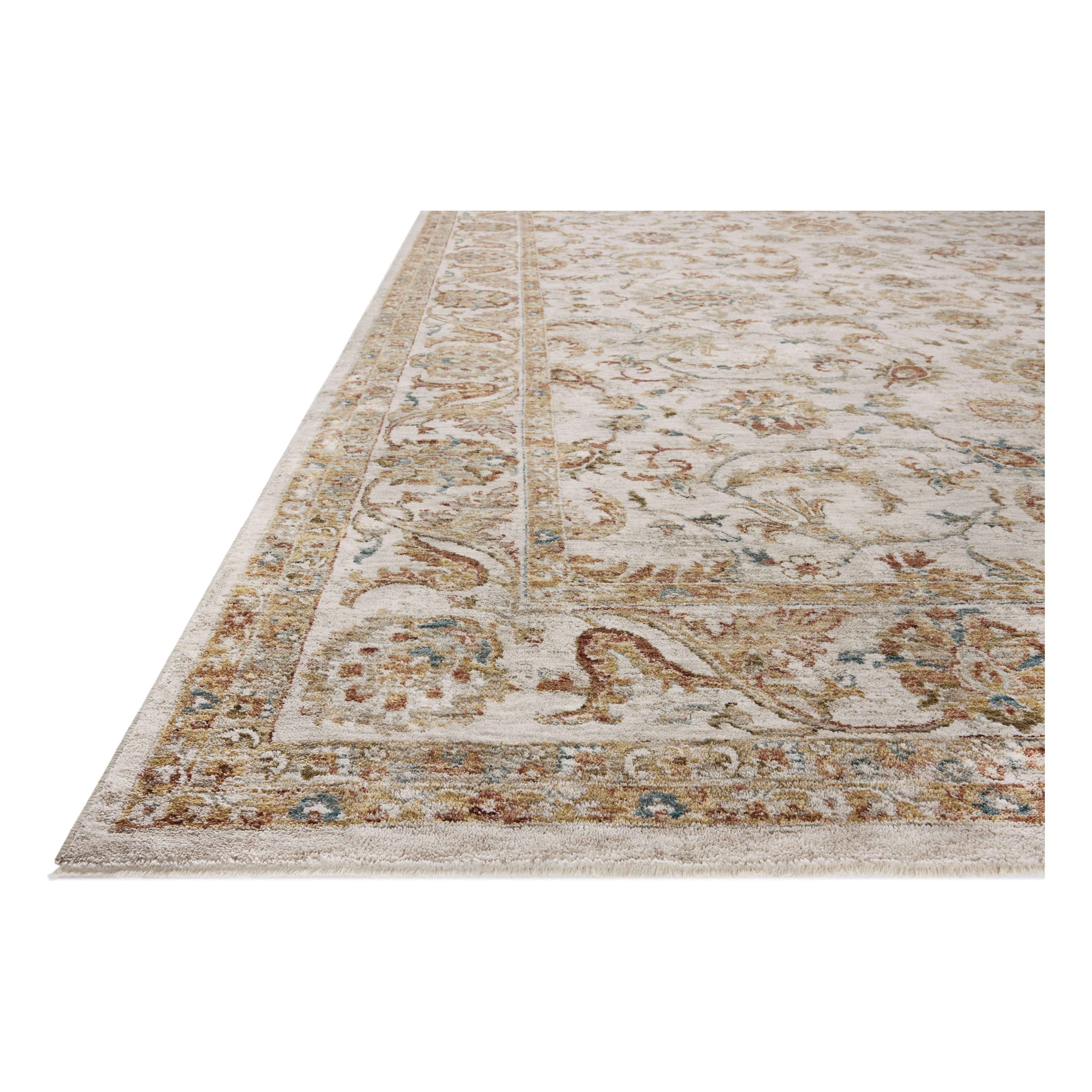 Featuring Gaia Natural / Sunset Rug by Loloi at Amethyst Home. Power-loomed in Turkey of 100% polyester pile, the Gaia Natural / Sunset Rug displays a classic color palette and a mix of abstract and traditional-inspired motifs. With a variation of warm and cool tones, mix of modern and classic designs, Gaia offers an option for all types of styles.100% Poly. Amethyst Home provides interior design, new home construction design consulting, vintage area rugs, and lighting in the Park City metro area.
