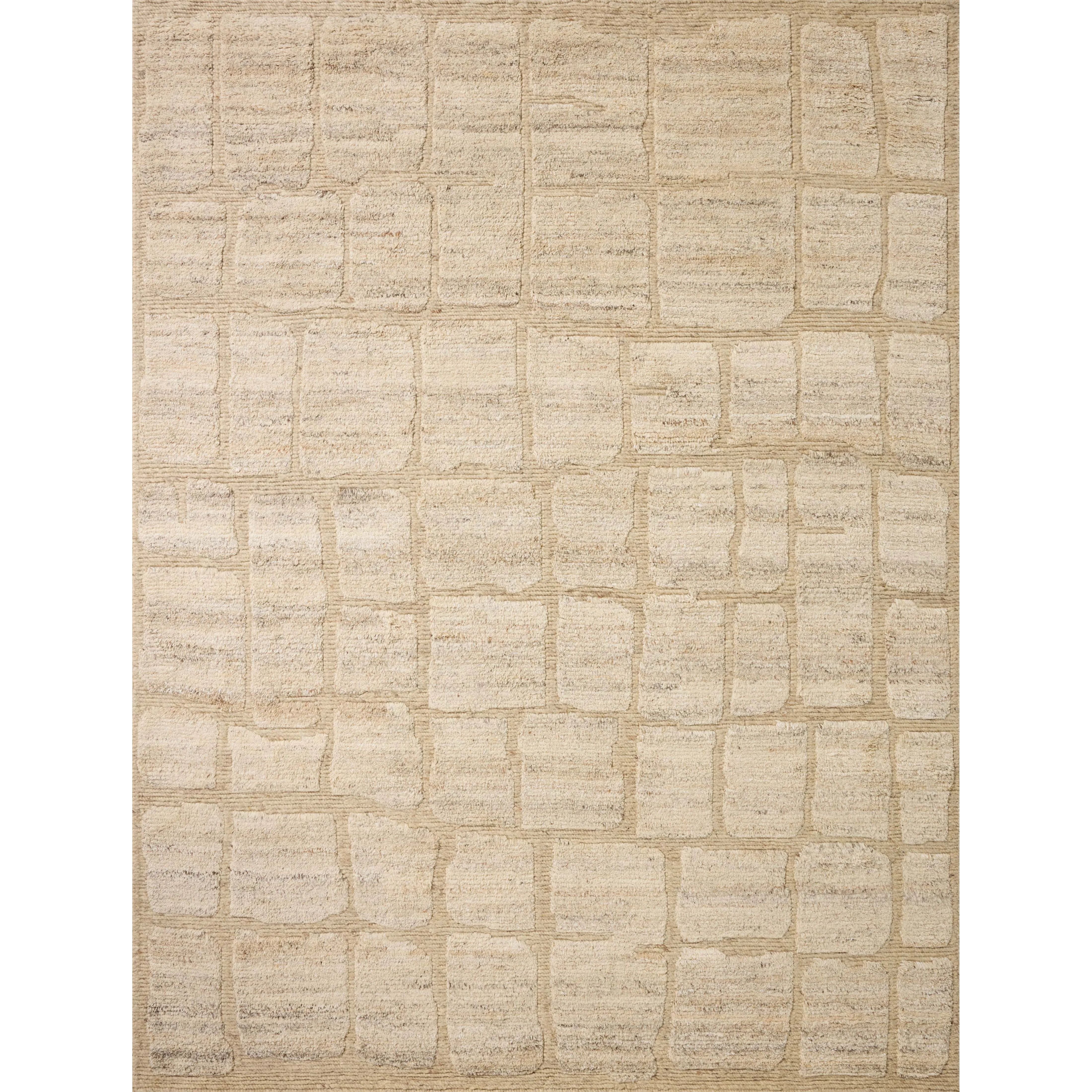 The Hughes Collection is a chunky and soft hand-knotted area rug with a graphic pattern for elevated home decor. The design comes to life with a space-dyed pile that reveals a multitude of beautiful tones, perfect for living rooms, bedrooms, and more high-traffic areas. Amethyst Home provides interior design, new home construction design consulting, vintage area rugs, and lighting in the Alpharetta metro area.