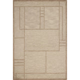 The Barrow Collection by Jeremiah Brent x Loloi is a hand-tufted area rug with a bold linear design inspired by modern art and classical architecture. The rug’s pile is a blend of wool and jute for a stable, substantial feel that can ground living rooms, dining rooms, bedrooms, and more. Amethyst Home provides interior design, new home construction design consulting, vintage area rugs, and lighting in the Alpharetta metro area.