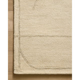 The Barrow Collection by Jeremiah Brent x Loloi is a hand-tufted area rug with a bold linear design inspired by modern art and classical architecture. The rug’s pile is a blend of wool and jute for a stable, substantial feel that can ground living rooms, dining rooms, bedrooms, and more. Amethyst Home provides interior design, new home construction design consulting, vintage area rugs, and lighting in the Charlotte metro area.