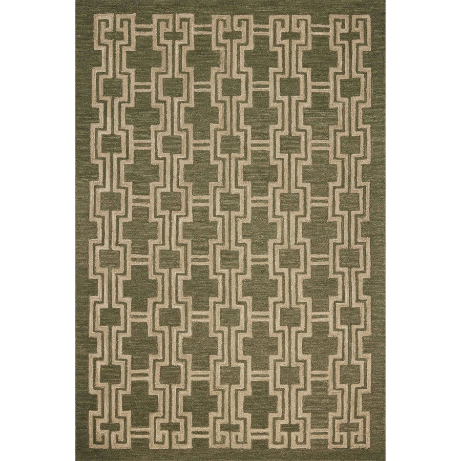 Jeremiah Brent x Loloi Barrow Moss / Beige Rug