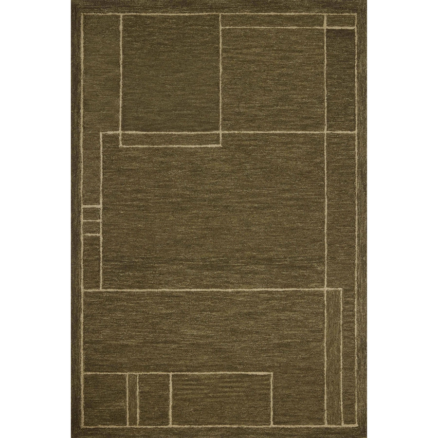 Jeremiah Brent x Loloi Barrow Olive / Natural Rug