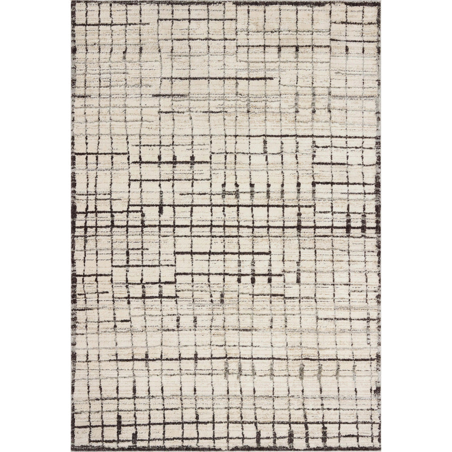 Jeremiah Brent x Loloi Bleecker Ivory / Charcoal Rug