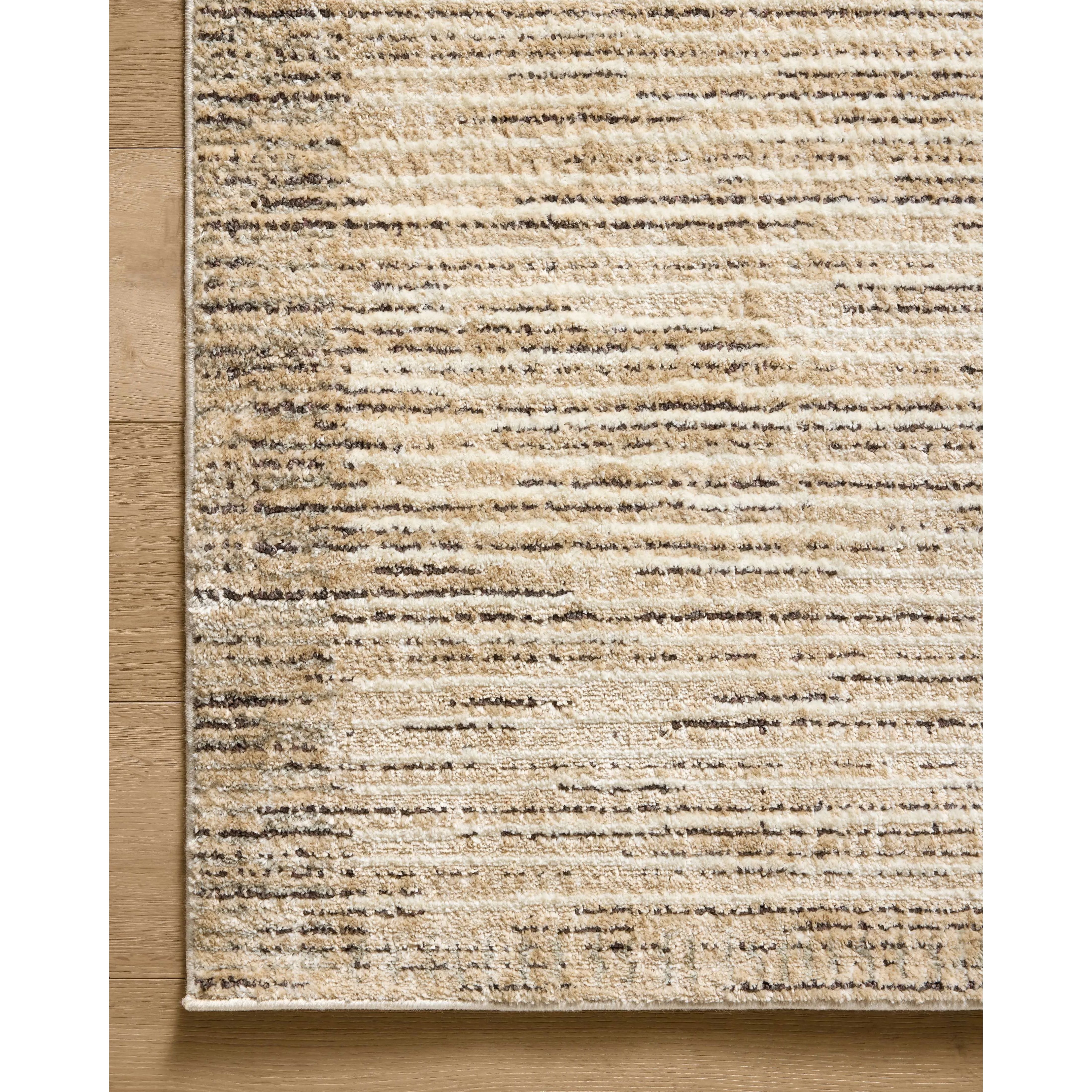 Featuring Jeremiah Brent x Loloi Bleecker Sand / Charcoal Rug by Loloi at Amethyst Home. The Bleecker Collection by Jeremiah Brent x Loloi is a soft, power-loomed rug in warm colorways that change in different lighting. With high-contrast linear patterns and careful distressing, Bleecker represents Jeremiah love of modern design. This collection is made o. Amethyst Home provides interior design, new home construction design consulting, vintage area rugs, and lighting in the Los Angeles metro area.
