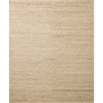 The Lennox Collection by Leanne Ford x Loloi is a statement area rug made with natural undyed wool that reveals subtle color differentiation in creamy neutral tones. The rug is hand-woven with a labor-intensive soumak weave, alternating rows of thick and thin looped yarns for an organic, inviting texture. Amethyst Home provides interior design, new home construction design consulting, vintage area rugs, and lighting in the Miami metro area.