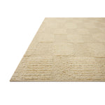 The Sowerby Collection is a wonderfully textural area rug by Leanne Ford x Loloi with a unique construction: alternating high-cut wool and jute pile on a nubby flatweave base to create an organic checkerboard pattern. Available in creamy neutrals and rich, earthy tones, Sowerby is a sophisticated neutral rug for living rooms, bedrooms, and more. Amethyst Home provides interior design, new home construction design consulting, vintage area rugs, and lighting in the San Diego metro area.