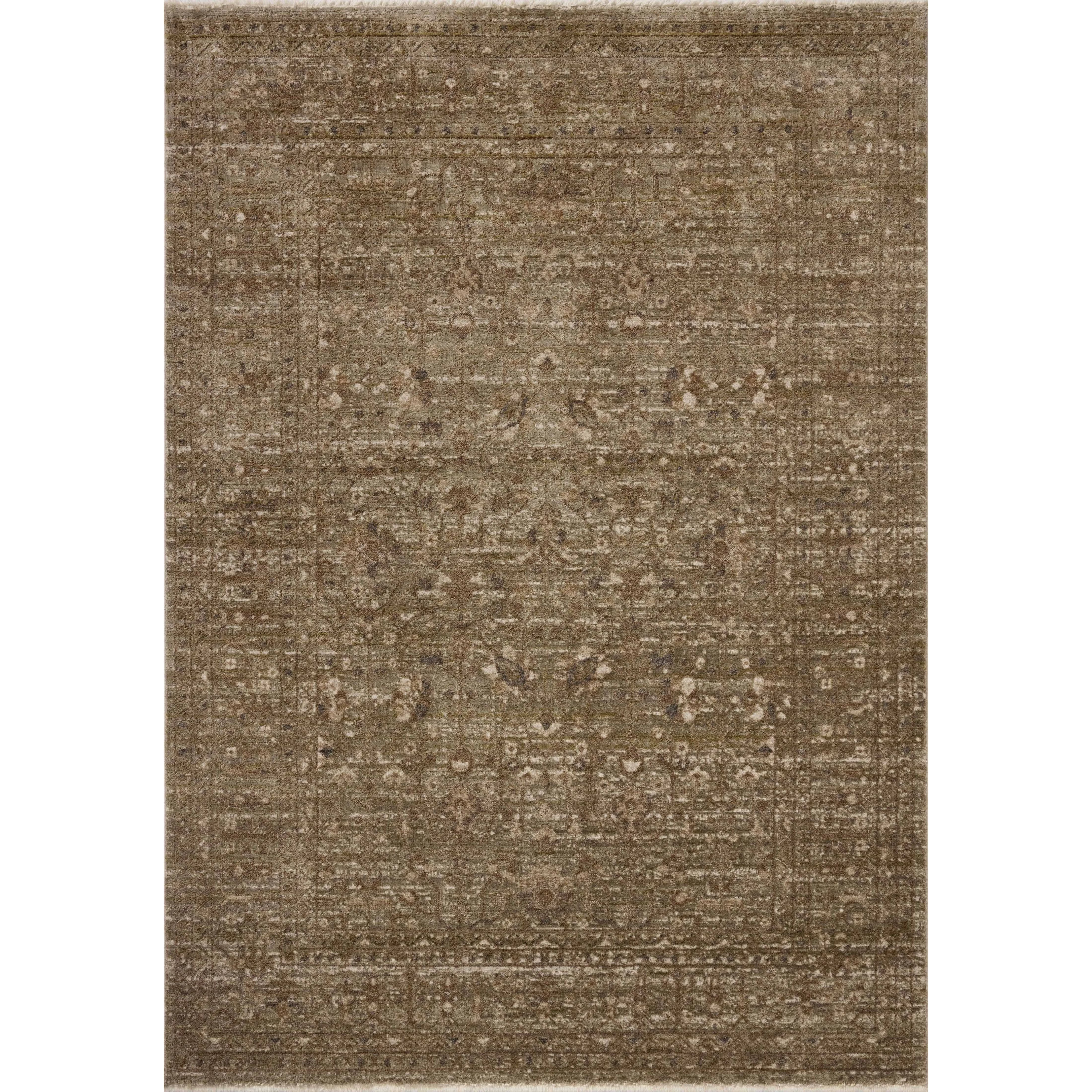 The Haywood Collection is an easy-to-clean, earth-toned area rug with a subtly distressed traditional design. Haywood is power-loomed of polyester in Turkey, a durable area rug for a living room, bedroom, dining room, or other high-traffic spaces. Amethyst Home provides interior design, new home construction design consulting, vintage area rugs, and lighting in the Kansas City metro area.