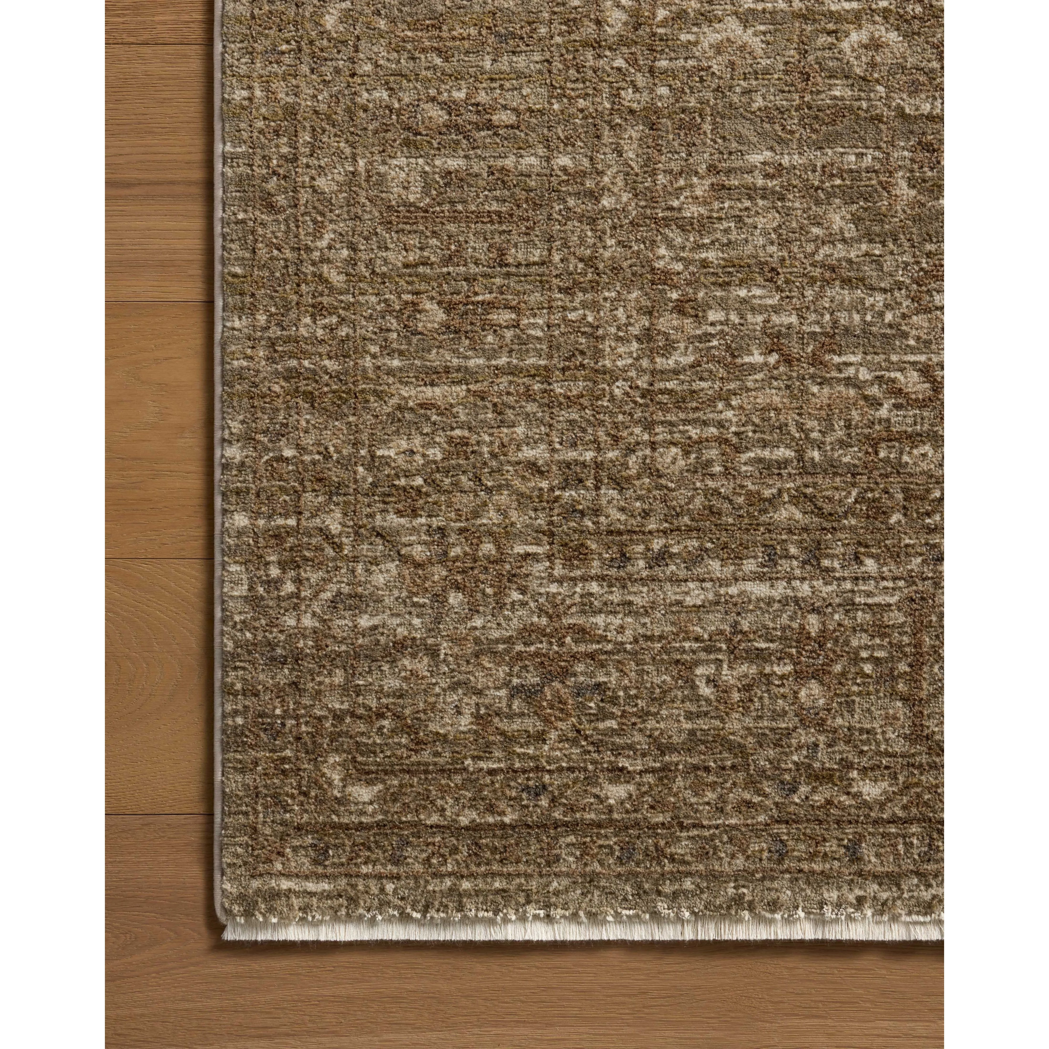 The Haywood Collection is an easy-to-clean, earth-toned area rug with a subtly distressed traditional design. Haywood is power-loomed of polyester in Turkey, a durable area rug for a living room, bedroom, dining room, or other high-traffic spaces. Amethyst Home provides interior design, new home construction design consulting, vintage area rugs, and lighting in the Los Angeles metro area.