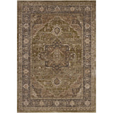 Featuring Haywood Charcoal Rug by Loloi at Amethyst Home. The Haywood Collection is an easy-to-clean, earth-toned area rug with a subtly distressed traditional design. Haywood is power-loomed of polyester in Turkey, a durable area rug for a living room, bedroom, dining room, or other high-traffic spaces.  Power Loomed  HYD-03 Loloi Ii x Loloi Charcoal. Amethyst Home provides interior design, new home construction design consulting, vintage area rugs, and lighting in the Kansas City metro area.