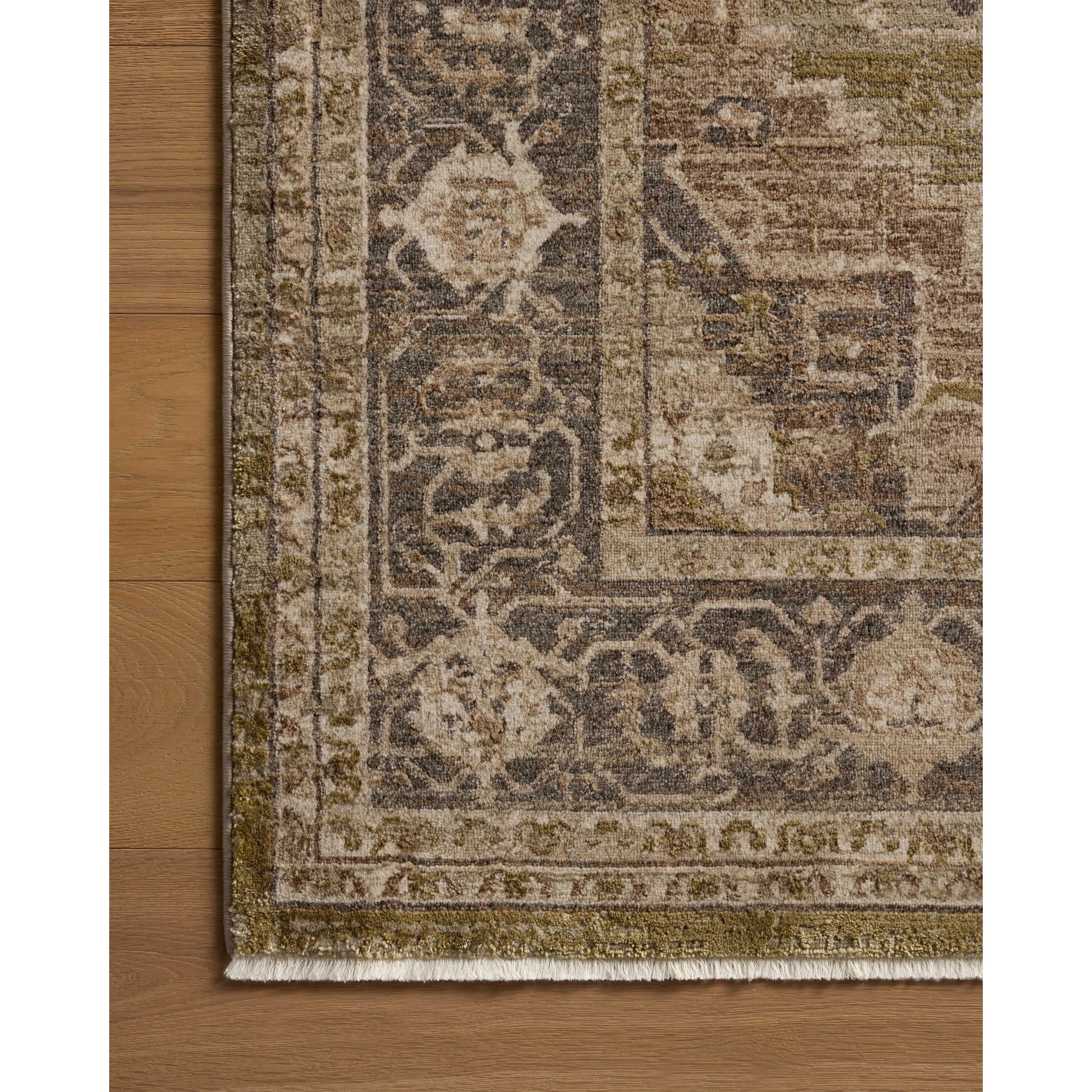 The Haywood Collection is an easy-to-clean, earth-toned area rug with a subtly distressed traditional design. Haywood is power-loomed of polyester in Turkey, a durable area rug for a living room, bedroom, dining room, or other high-traffic spaces. Amethyst Home provides interior design, new home construction design consulting, vintage area rugs, and lighting in the Omaha metro area.