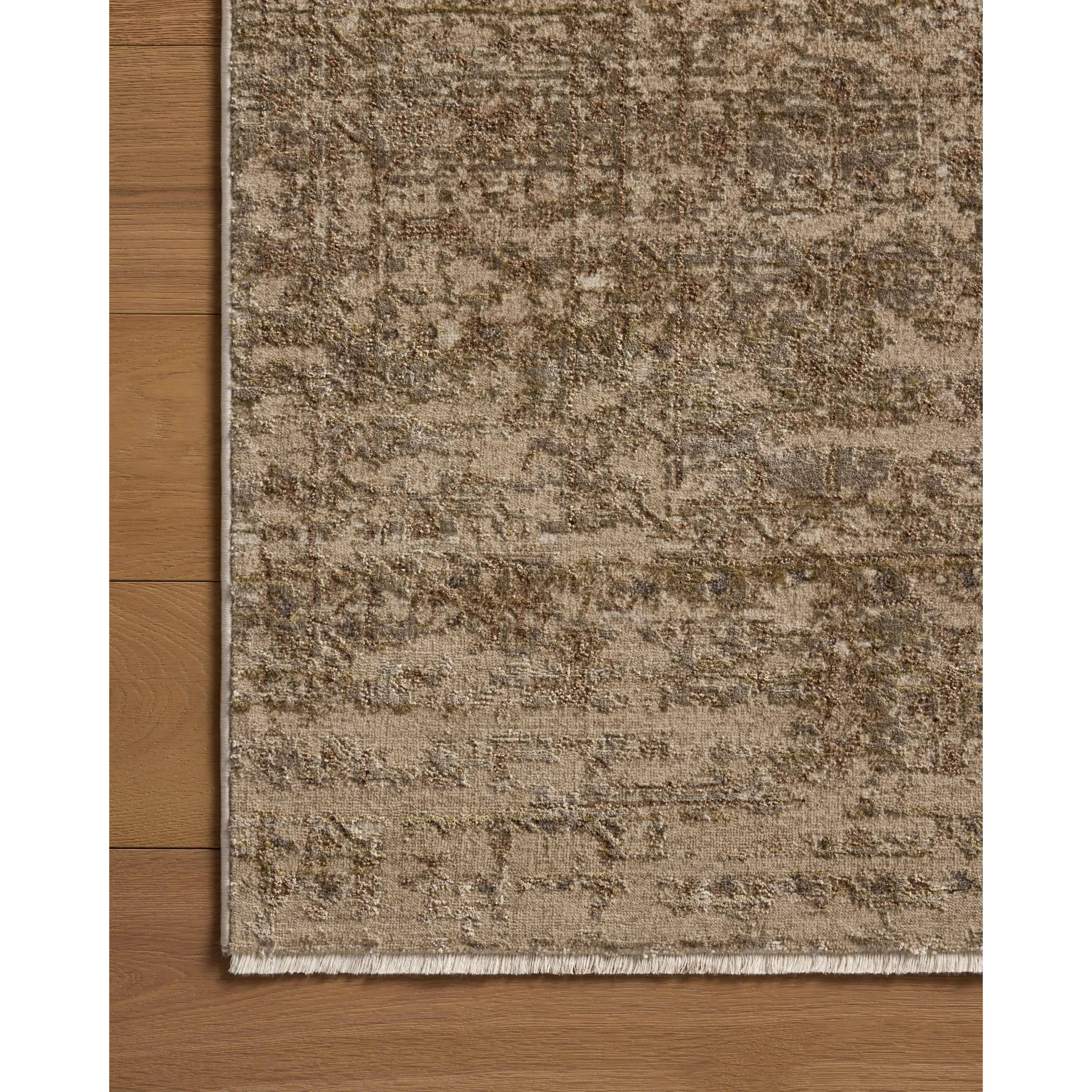 The Haywood Collection is an easy-to-clean, earth-toned area rug with a subtly distressed traditional design. Haywood is power-loomed of polyester in Turkey, a durable area rug for a living room, bedroom, dining room, or other high-traffic spaces. Amethyst Home provides interior design, new home construction design consulting, vintage area rugs, and lighting in the Los Angeles metro area.