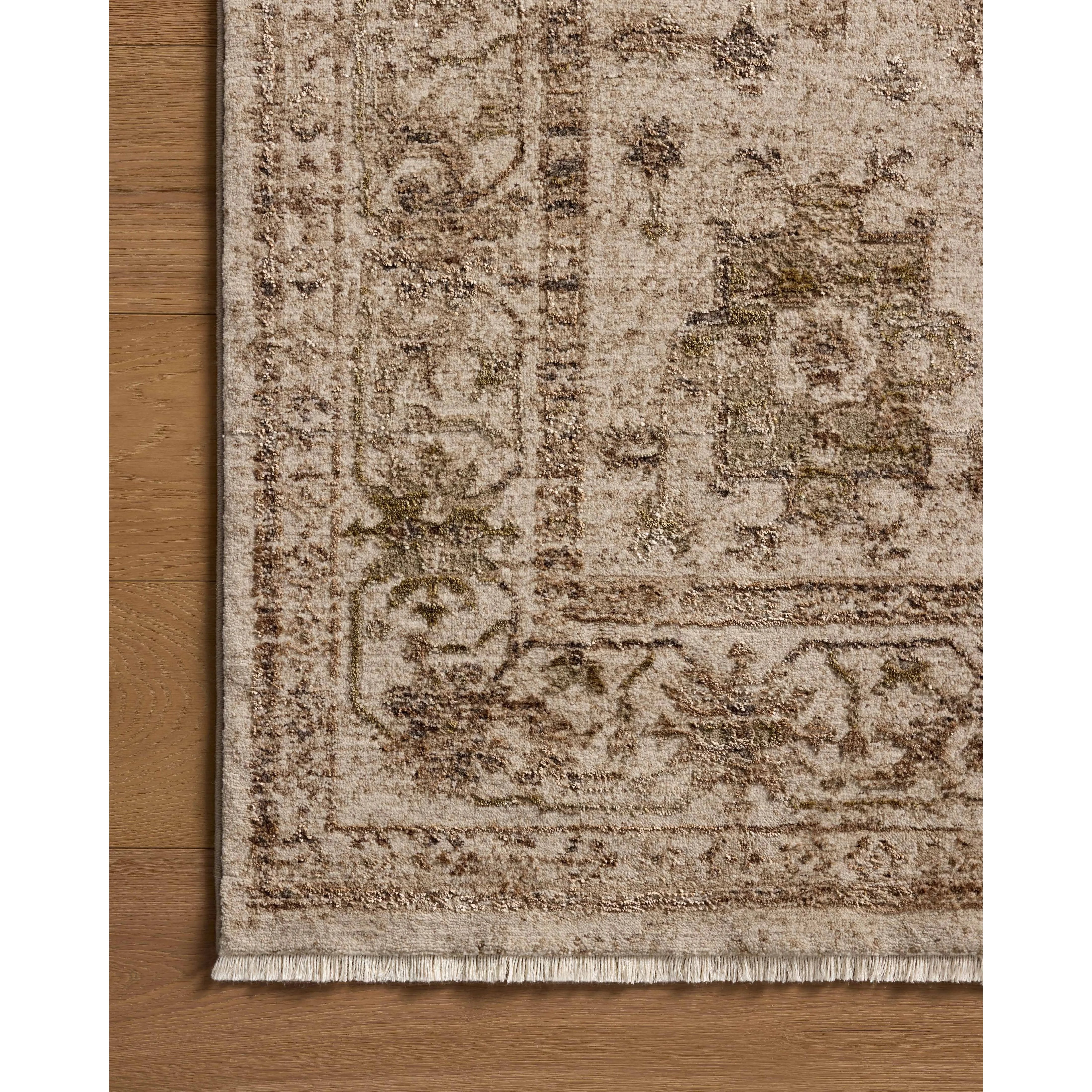 The Haywood Collection is an easy-to-clean, earth-toned area rug with a subtly distressed traditional design. Haywood is power-loomed of polyester in Turkey, a durable area rug for a living room, bedroom, dining room, or other high-traffic spaces. Amethyst Home provides interior design, new home construction design consulting, vintage area rugs, and lighting in the Dallas metro area.