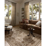 Featuring Haywood Taupe Rug by Loloi at Amethyst Home. The Haywood Collection is an easy-to-clean, earth-toned area rug with a subtly distressed traditional design. Haywood is power-loomed of polyester in Turkey, a durable area rug for a living room, bedroom, dining room, or other high-traffic spaces.  Power Loomed  HYD-04 Loloi Ii x Loloi Taupe. Amethyst Home provides interior design, new home construction design consulting, vintage area rugs, and lighting in the San Diego metro area.