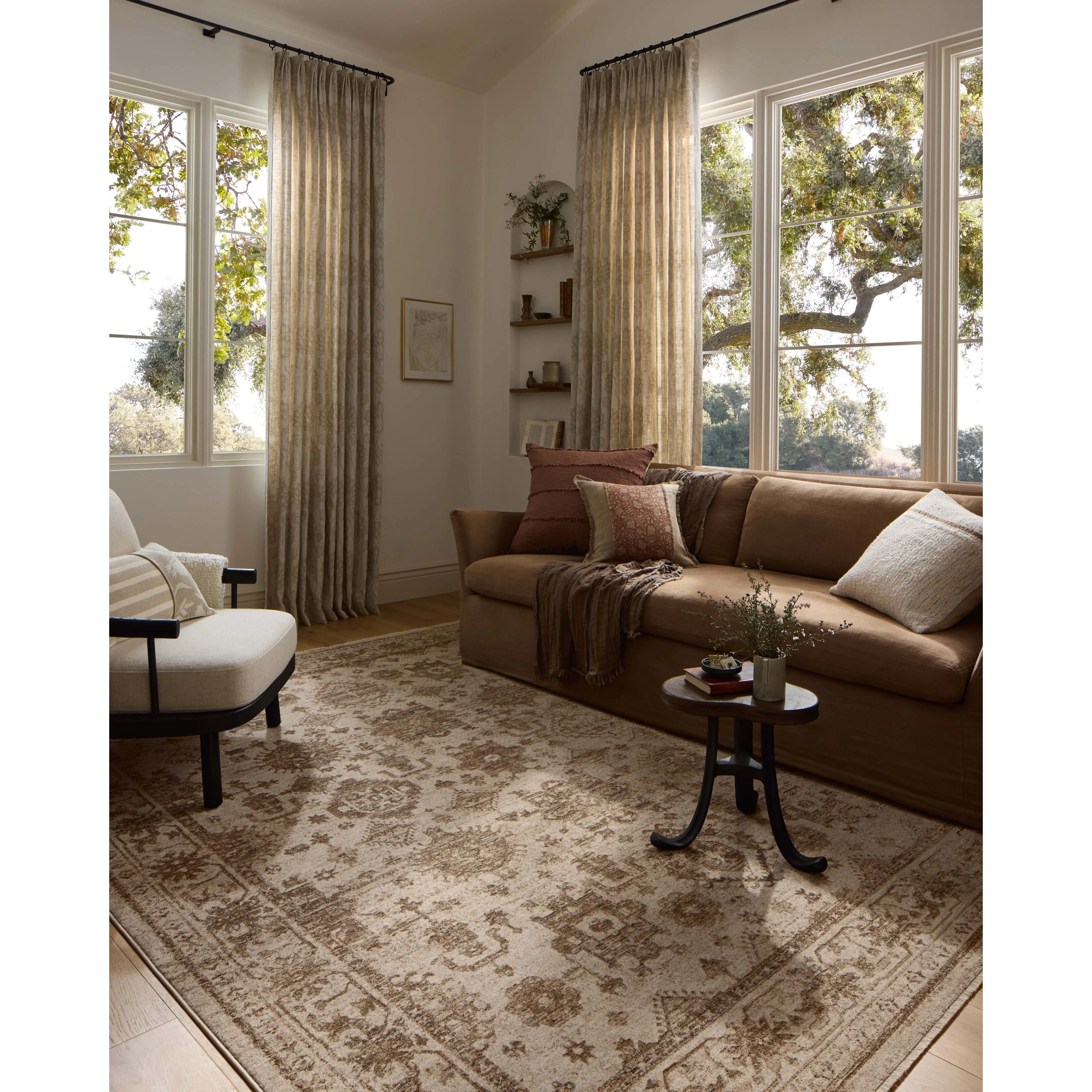 Featuring Haywood Taupe Rug by Loloi at Amethyst Home. The Haywood Collection is an easy-to-clean, earth-toned area rug with a subtly distressed traditional design. Haywood is power-loomed of polyester in Turkey, a durable area rug for a living room, bedroom, dining room, or other high-traffic spaces.  Power Loomed  HYD-04 Loloi Ii x Loloi Taupe. Amethyst Home provides interior design, new home construction design consulting, vintage area rugs, and lighting in the San Diego metro area.