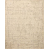 The Maren Collection is a unique handmade area rug made with a new technique that creates a dotted texture, almost like fine embroidery, but with a substantial hand-loomed feel. The pile reveals modern geometric patterns with organic shapes and natural softness, available in light, easygoing neutrals. Amethyst Home provides interior design, new home construction design consulting, vintage area rugs, and lighting in the Miami metro area.