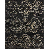 Featuring Meryl Black / Ivory Hand-Knotted Rug by Loloi at Amethyst Home. The Meryl Collection is a hand-knotted area rug that reimagines traditional Moroccan motifs at a much larger scale for a striking, modern feel. With an especially plush and chunky pile, its the ideal bedroom rug (and very welcome in living rooms, too). This collection is hand-knotted. Amethyst Home provides interior design, new home construction design consulting, vintage area rugs, and lighting in the Alpharetta metro area.